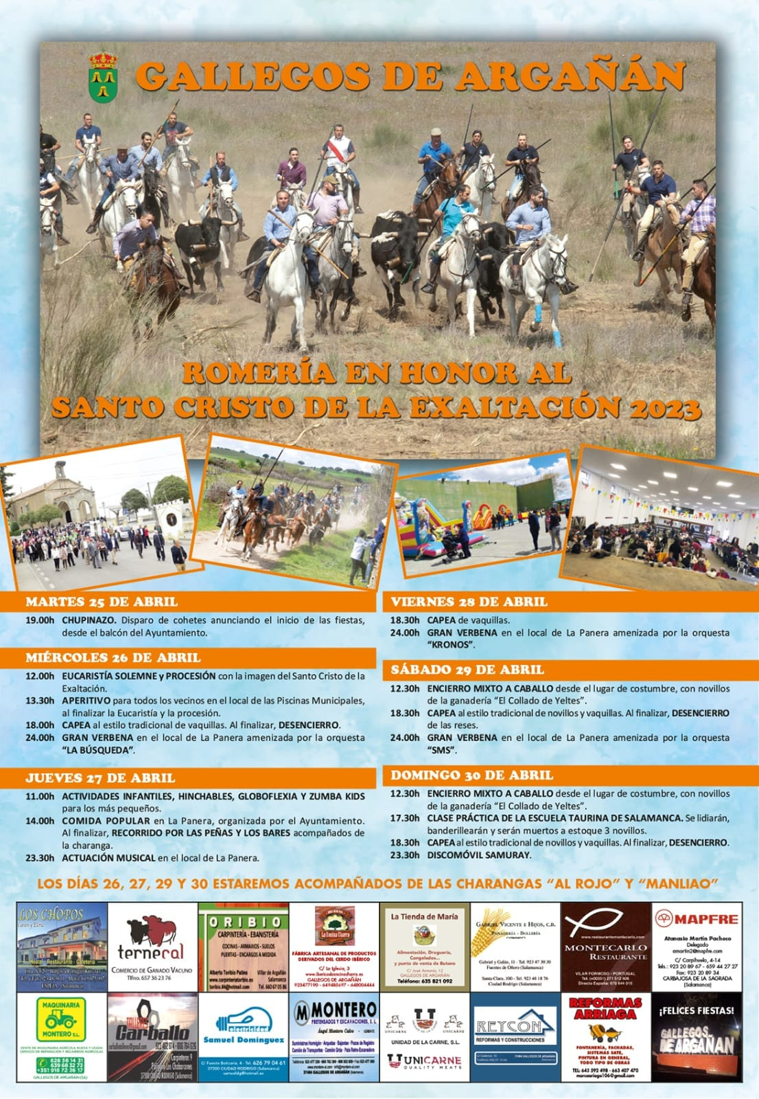 Romería en honor al Santo Cristo de la Exaltación 2023 Gallegos de Argañán